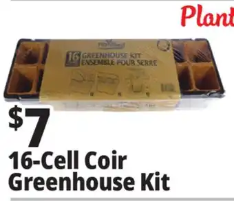 Ocean State Job Lot 16-Cell Coir Greenhouse Kit offer