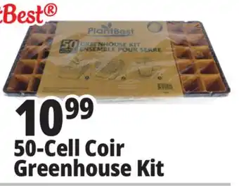 Ocean State Job Lot PlantBest 50-Cell Coir Greenhouse Kit offer