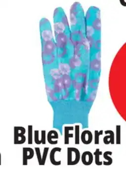 Ocean State Job Lot Blue Floral PVC Dots offer