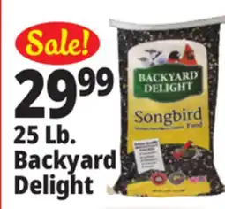 Ocean State Job Lot Backyard Delight Songbird Food 25 lbs offer