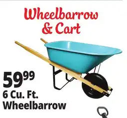 Ocean State Job Lot 6 Cu. Ft. Wheelbarrow offer