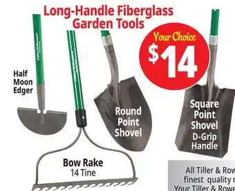 Ocean State Job Lot Long-Handle Fiberglass Garden Tools offer