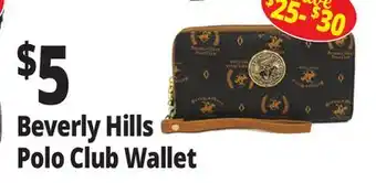 Ocean State Job Lot Beverly Hills Polo Club Wallet offer