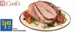 Homeland Market Cook's Shank Partion Hams offer