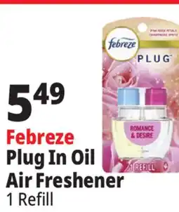 Ocean State Job Lot Febreze Plug In Oil Air Freshener offer