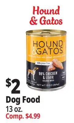 Ocean State Job Lot Hound & Gatos Dog Food offer