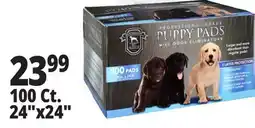 Ocean State Job Lot Huntington Pet Products Professional Grade 24 x 24 Puppy Pads with Odor Eliminators 100 Count offer