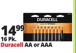 Ocean State Job Lot Duracell Alkaline AA Batteries 16-Pack offer