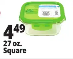 Ocean State Job Lot Glass Food Storage Container 27 oz offer