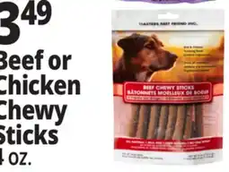 Ocean State Job Lot Beef or Chicken Chewy Sticks offer