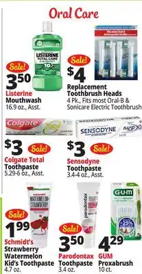 Ocean State Job Lot Oral Care offer