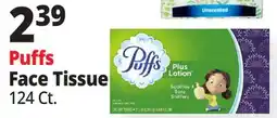 Ocean State Job Lot PUFFS Plus Lotion Face Tissues 124 Count offer