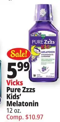 Ocean State Job Lot Vicks Pure Zzzs Kids' Melatonin offer