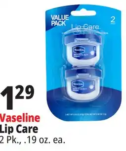 Ocean State Job Lot Vaseline Lip Care 2 Pack offer