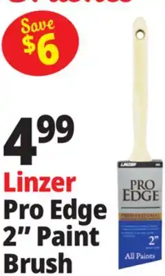 Ocean State Job Lot Linzer Pro Edge Professional 2 Angle Paintbrush offer