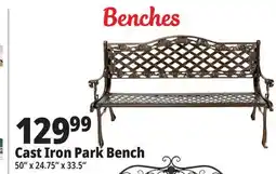 Ocean State Job Lot Outdoor Living Furnishings Metal Garden Bench offer