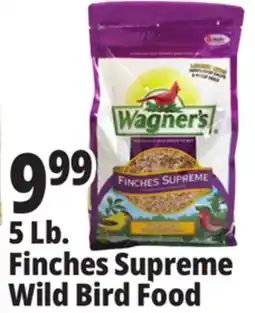 Ocean State Job Lot Wagner's Finches Supreme Premium Wild Bird Food 5 lbs offer