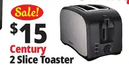 Ocean State Job Lot Century 2 Slice Wide Slot Toaster offer