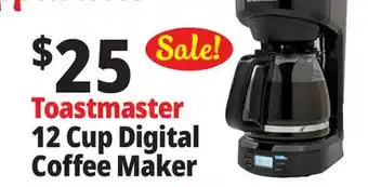 Ocean State Job Lot Toastmaster Digital Coffee Maker 12 Cup offer