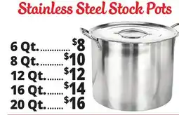 Ocean State Job Lot Stainless Steel Stock Pots offer