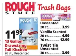 Ocean State Job Lot Rough Stuff Trash Bags offer