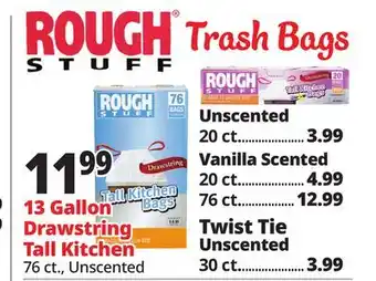 Ocean State Job Lot Rough Stuff Trash Bags offer