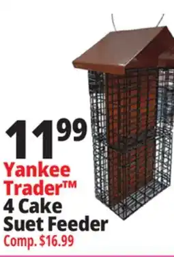 Ocean State Job Lot Yankee Trader 4 Cake Suet Feeder offer