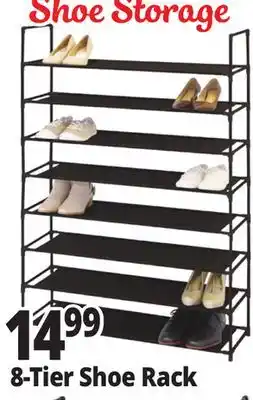 Ocean State Job Lot 8-Tier Shoe Rack offer