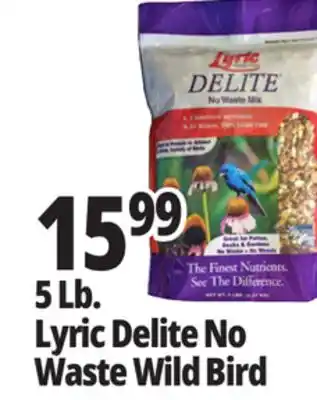 Ocean State Job Lot 5 Lb. Lyric Delite No Waste Wild Bird offer