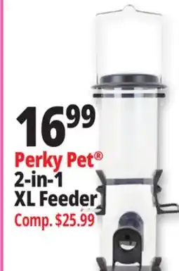 Ocean State Job Lot Perky-Pet 2-In-1 XL Bird Feeder offer