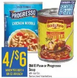 Homeland Market Old El Pase or Progresso Soup offer