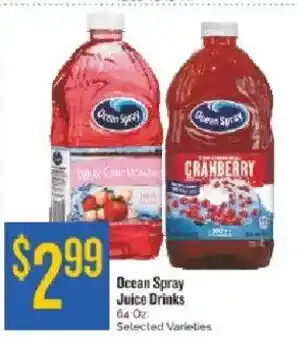 Homeland Market Ocean Spray Juice Drinks offer