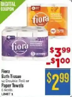 Homeland Market Fiora Bath Tissue offer