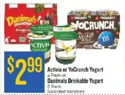 Homeland Market Activia or YoCrunch Yogurt offer