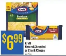 Homeland Market Kraft Natural Shredded or Chunk Cheese offer