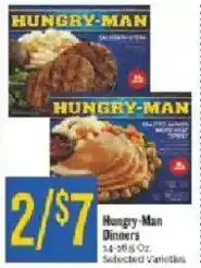 Homeland Market Hungry-man dinners offer