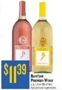 Homeland Market Barefoot Premium Wines offer