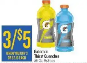 Homeland Market Gatorade Thirst Quencher offer