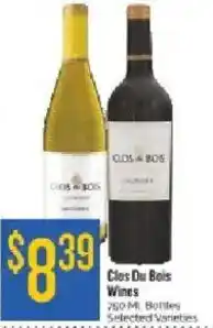 Homeland Market Clos Du Bois Wines offer