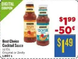 Homeland Market Best Choice Cocktail Sauce offer