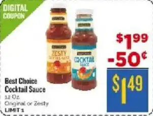 Homeland Market Best Choice Cocktail Sauce offer