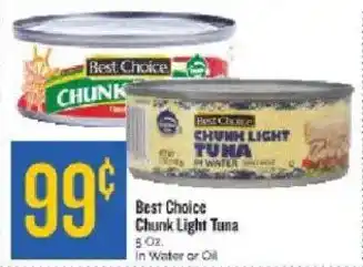 Homeland Market Best Choice Chunk Light Tuna offer