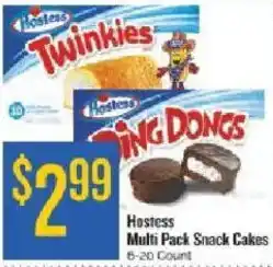 Homeland Market Hostess Multi Pack Snack Cakes offer