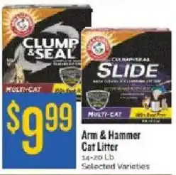 Homeland Market Arm & Hammer Cat Litter offer