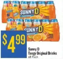 Homeland Market Sunny D Tangy Original Drinks offer