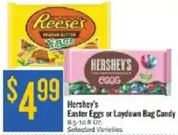 Homeland Market Hershey's Easter Eggs or Laydown Bag Candy offer