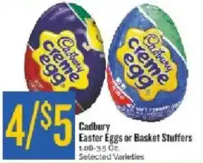 Homeland Market Cadbury Easter Eggs or Basket Stuffers offer