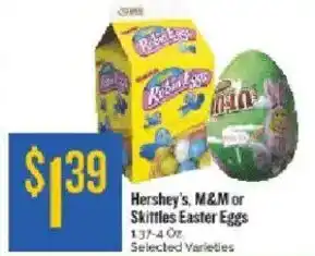 Homeland Market Hershey's, M&M or Skittles Easter Eggs offer