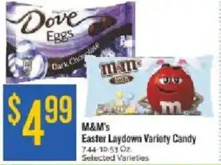 Homeland Market M&M's Easter Laydown Variety Candy offer