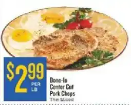 Homeland Market Bone-In Center Cut Pork Chops offer